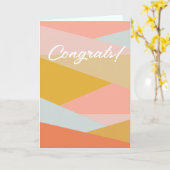 Herzlichen Glückwunsch an die Glückwunsch Earthy P Karte (Gelbe Blume)