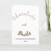 Herzlichen Glückwunsch an die Groom Karte (Rückseite)