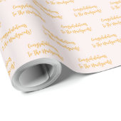 Herzlichen Glückwunsch an die neuen Welten - Elega Geschenkpapier (Rolleneckpunkt)