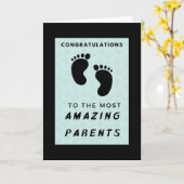 Herzlichen Glückwunsch an die phantastischsten Elt Karte (Gelbe Blume)