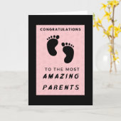 Herzlichen Glückwunsch an die phantastischsten Elt Karte (Gelbe Blume)