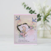 Herzlichen Glückwunsch an die stolzen Eltern! Postkarte (Stehend Vorderseite)