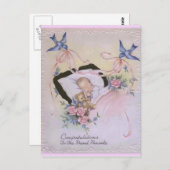 Herzlichen Glückwunsch an die stolzen Eltern! Postkarte (Vorne/Hinten)