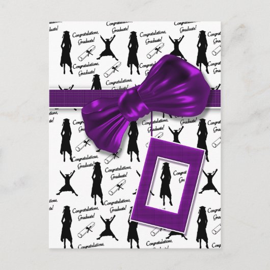 Herzlichen Glückwunsch an die Studentenkarten für Postkarte (Vorderseite)