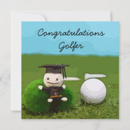Herzlichen Glückwunsch an Golfer Abschluss Golfbal