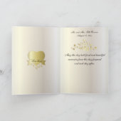 Herzlichen Glückwunsch an Herrn und Frau Wedding C Karte (Innenseite)