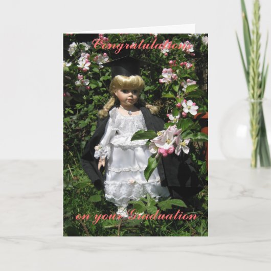 Herzlichen Glückwunsch an Ihren Abschluss Karte (Vorderseite)