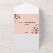 Herzlichen Glückwunsch an Sie! All In One Einladung (Außenbereich)