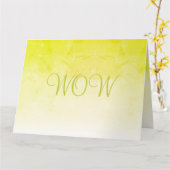 Herzlichen Glückwunsch an Sie beide Karte (Gelbe Blume)