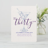 Herzlichen Glückwunsch an Sie: Toast-Themed Geburt Einladung (Stehend Vorderseite)