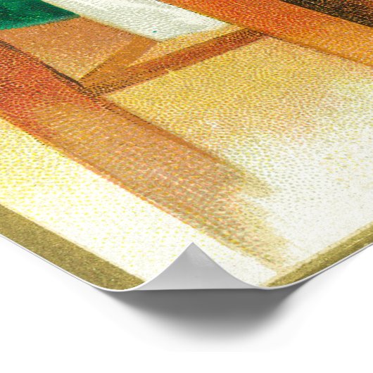 Herzlichen Glückwunsch an St. Patrick's Poster (Ecke)