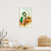 Herzlichen Glückwunsch an St. Patrick's Poster (Küche)
