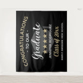 Herzlichen Glückwunsch an unsere Graduate Graduate Wandteppich (Vorderseite)