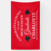 Herzlichen Glückwunsch an unseren Absolventen maßg Banner (Vertikal)