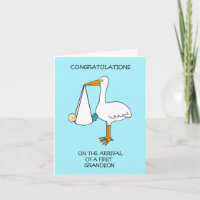 Herzlichen Glückwunsch Ankunft eines ersten Grands