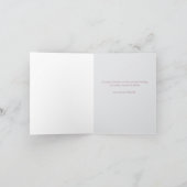 Herzlichen Glückwunsch Art Nouveau Storch liefert Karte (Innenseite)