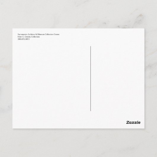 Herzlichen Glückwunsch aus Sacramento, CA! (2) Postkarte (Rückseite)