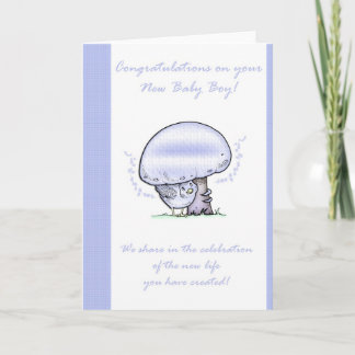 Herzlichen Glückwunsch Baby Boy Card, New Baby Karte