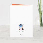 Herzlichen Glückwunsch Baby Boy ( Carpenter Theme Karte (Rückseite)