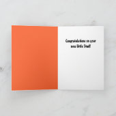 Herzlichen Glückwunsch Baby Boy ( Carpenter Theme Karte (Innenseite)