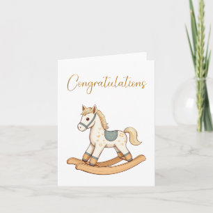 Herzlichen Glückwunsch Baby Card Karte