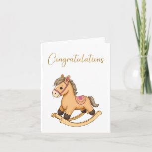 Herzlichen Glückwunsch Baby Card Karte