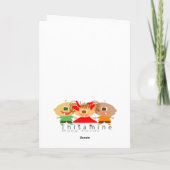 Herzlichen Glückwunsch (Baby Giraffe / Schmetterli Karte (Rückseite)