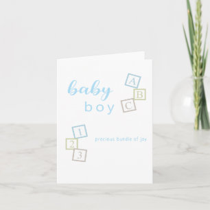 Herzlichen Glückwunsch Baby Shower Karte Baby Jung