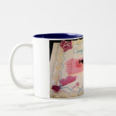 Herzlichen Glückwunsch Baby! Zweifarbige Tasse (Links)