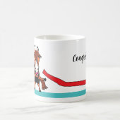 Herzlichen Glückwunsch Bandschnitt Design Kaffee T Kaffeetasse (Mittel)