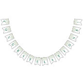 Herzlichen Glückwunsch Banner Green Gold Confetti (Alle)