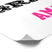 Herzlichen Glückwunsch Banner Poster Pink (Ecke)