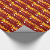 Herzlichen Glückwunsch Bejahung Taube mit Gold und Geschenkpapier (Ecke)