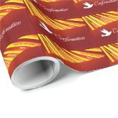 Herzlichen Glückwunsch Bejahung Taube mit Gold und Geschenkpapier (Rolleneckpunkt)