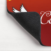 Herzlichen Glückwunsch Bejahung Taube mit Gold und Mousepad (Ecke)