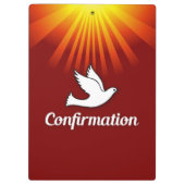 Herzlichen Glückwunsch Bestätigung Dove mit Gold/R Klemmbrett (Rückseite)