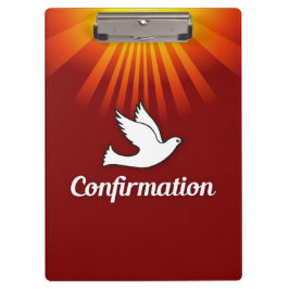 Herzlichen Glückwunsch Bestätigung Dove mit Gold/R Klemmbrett