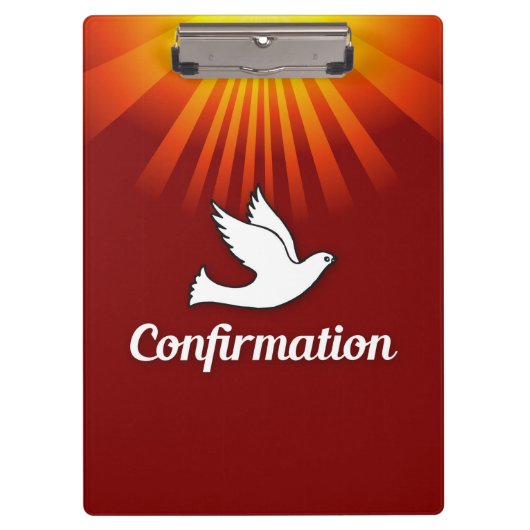 Herzlichen Glückwunsch Bestätigung Dove mit Gold/R Klemmbrett (Vorderseite)