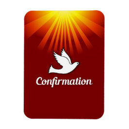 Herzlichen Glückwunsch Bestätigung Dove mit Gold/R Magnet