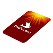 Herzlichen Glückwunsch Bestätigung Dove mit Gold/R Magnet (Linke Seite)