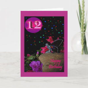 Herzlichen Glückwunsch Birthday Fee Fee 12 12. Zwö Karte