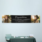 Herzlichen Glückwunsch bis zum Abschluss zwei Foto Banner (Messeveranstaltung)