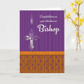 Herzlichen Glückwunsch Bischofsordung in Blended C Karte (Gelbe Blume)