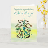 Herzlichen Glückwunsch Bischofsverordnung mit Schm Karte (Gelbe Blume)