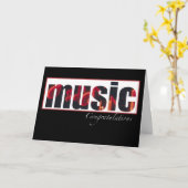 Herzlichen Glückwunsch, Black Karte (Gelbe Blume)