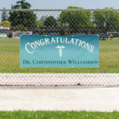 Herzlichen Glückwunsch Blue Beruflich Medical Doct Banner (Insitu)