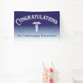 Herzlichen Glückwunsch Blue Medical Doctor Banner (InSitu)