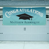 Herzlichen Glückwunsch Blue School Abschluss Banne Banner