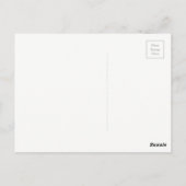 Herzlichen Glückwunsch Blume Postkarte (Rückseite)