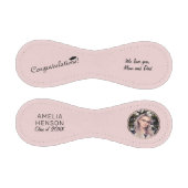 Herzlichen Glückwunsch Blush Pink Abschluss Foto Baseball (Paneele)